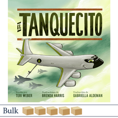 El Tanquecito escrito por Teri Weber, ilustraciones de Brenda Harris, traducción de Gabriella Aldeman (Elva Resa Publishing)