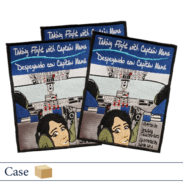 Taking Flight With Captain Mama Patch CASE