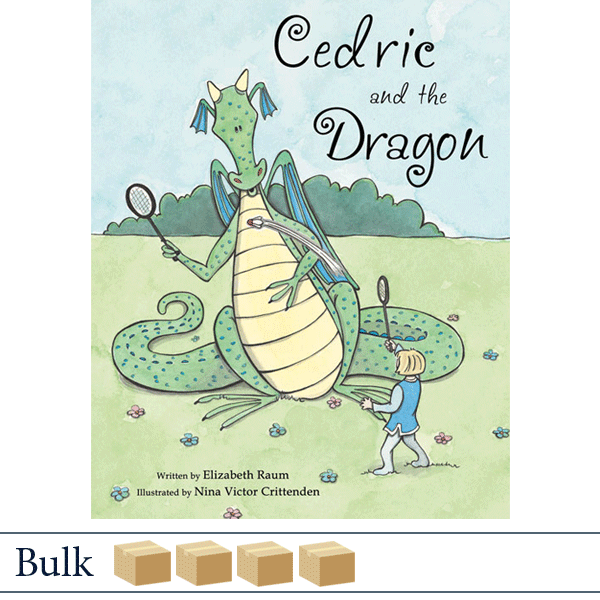 Bulk 200 books Cedric and the Dragon by Elizabeth Raum, illustrated by Nina Crittenden