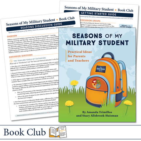 Seasons of My Military Student Book Club, Military Family Books