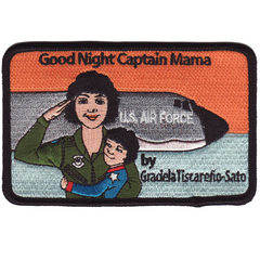Good Night Captain Mama Patch. MilitaryFamilyBooks.com