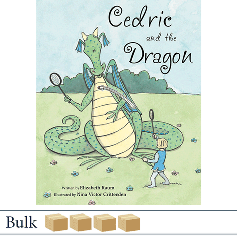 Bulk 200 books Cedric and the Dragon by Elizabeth Raum, illustrated by Nina Crittenden