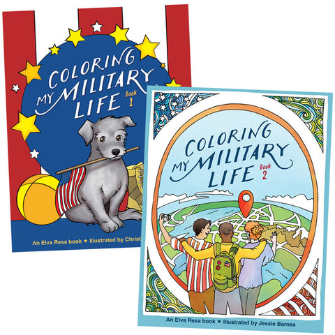 Coloring My Military Life 1-2 Pack