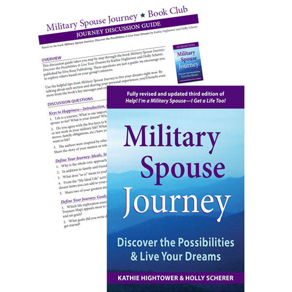 Military Spouse Journey by Kathie Hightower and Holly Scherer BOOK CLUB